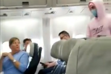 A Canadian man who dreams of becoming a "social-media star" stood up during a Westjet flight from Toronto to Jamaica and announced he thought he had the coronavirus.
