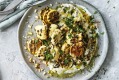 The lemony whipped feta works on its own as a dip, too.