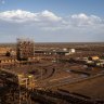 The worker arrived at Fortescue's Christmas Creek on Monday. 