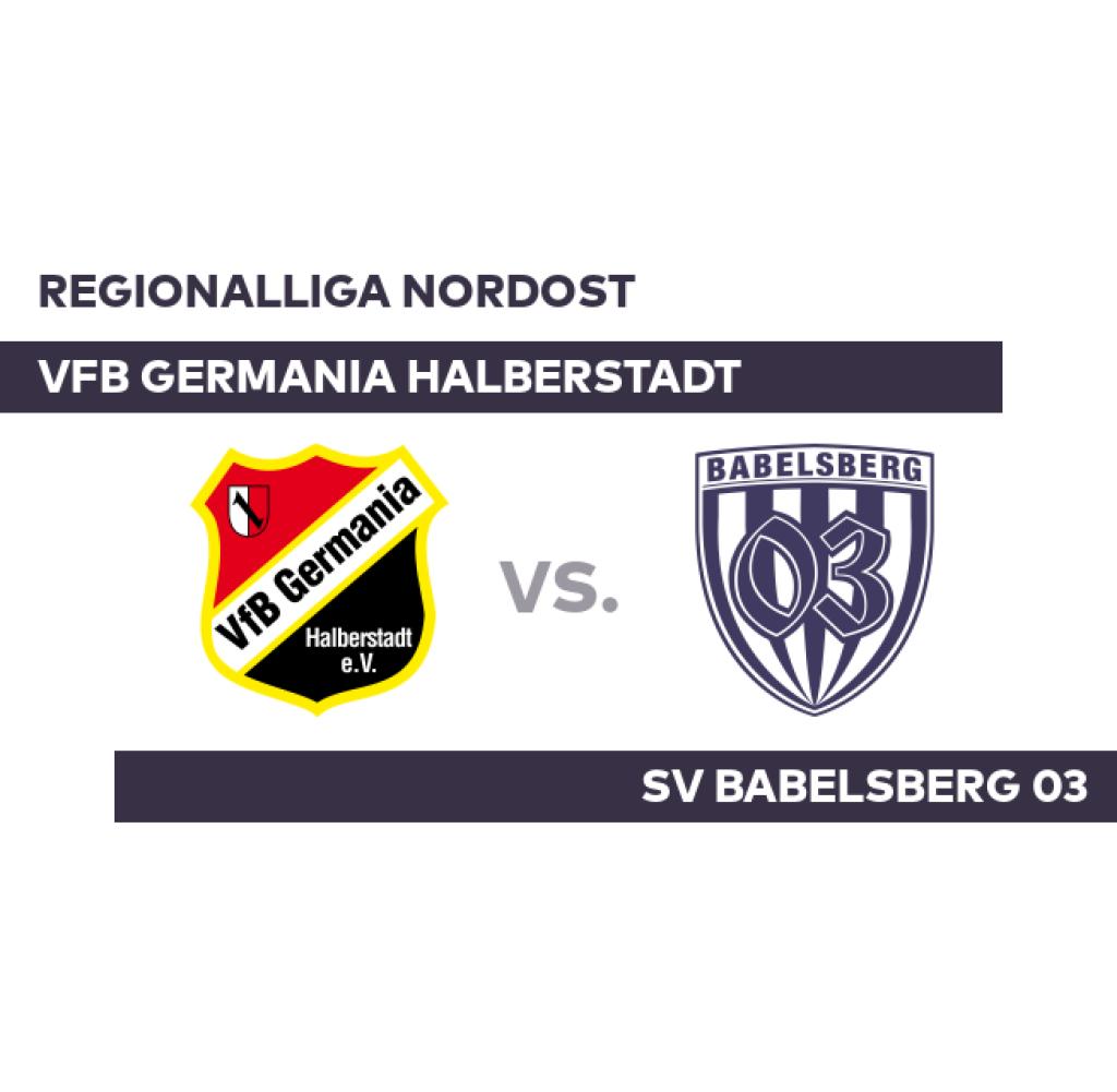 VfB Germania Halberstadt - SV Babelsberg 03: Torloses Remis zwischen Germania und Babelsberg - Regionalliga Nordost