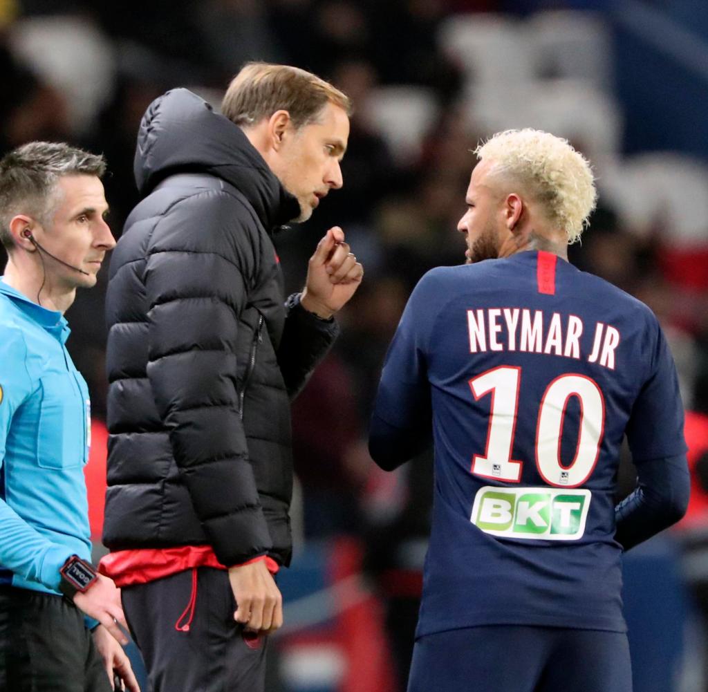 Thomas Tuchel und Neymar