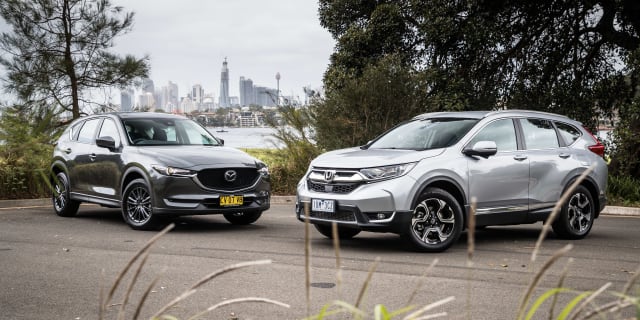 2020 Honda CR-V v Mazda CX-5 comparison