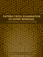 Pattern Cross-Examination of Expert Witnesses Cover