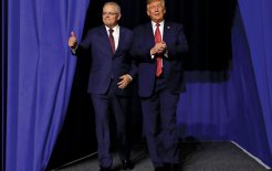 Image of Scott Morrison and Donald Trump