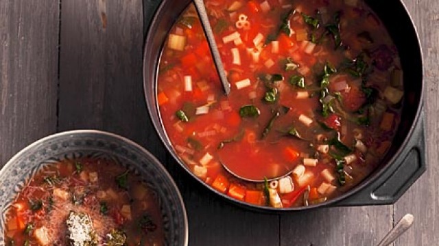 Minestrone soup.