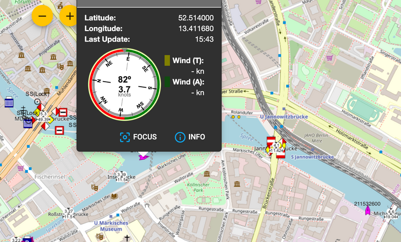 Tracking AIS targets in Freeboard