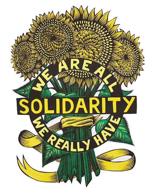 Solidarity Sunflower in Color