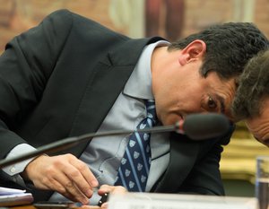 Judge Sergio Moro during testimony in the reform commission of the Criminal Procedure Code