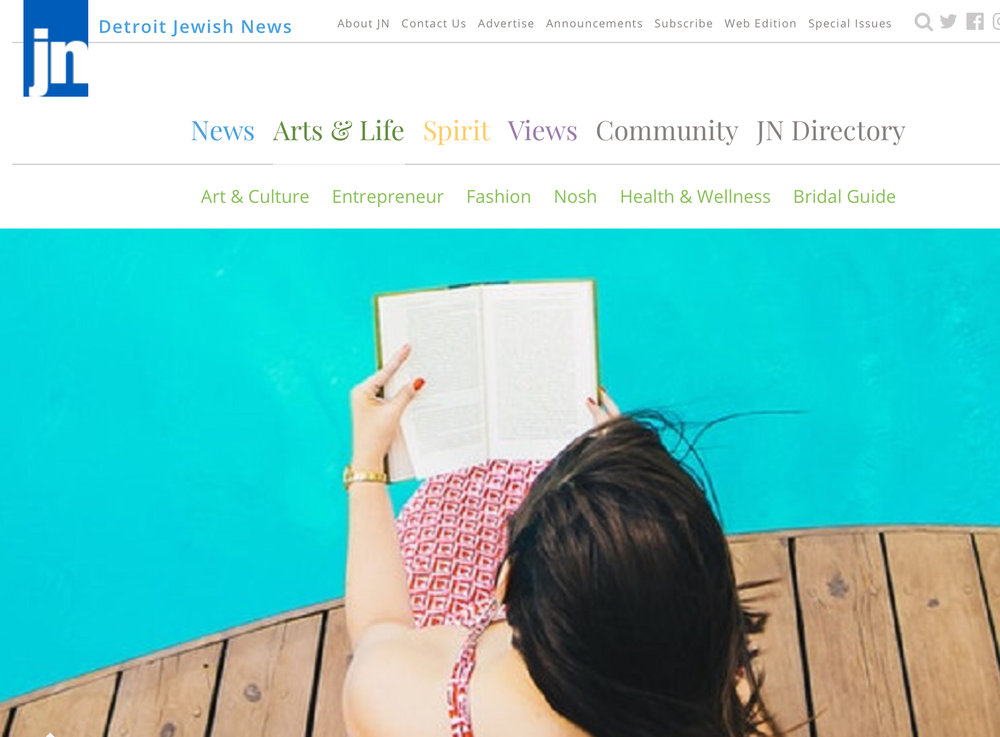 The Detroit Jewish News Features The Lost Family On Summer Reading List - Thank you to The Detroit Jewish News for recommending The Lost Family as a summer must-read! (We’d also love to take a dip in that pool & investigate the section called “Nosh.”) To read the whole list, please click HERE.