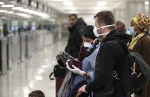 Coronavirus COVID-19 pandemic at Washington Dulles International Airport, US