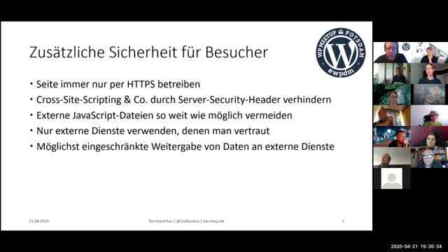 Fast alles zum Thema WordPress Sicherheit