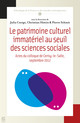 Le patrimoine culturel immatériel au seuil des sciences sociales