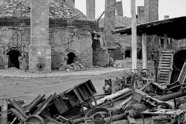 An abandoned brick factory, Ohio, 1936