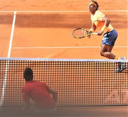 Novak Djokovic and Rafael Nadal 2016 Internazionali BNL d'Italia