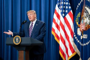 Donald J. Trump delivers remarks at the White House Summit on Child Care and Paid Leave