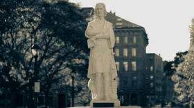 Yet ANOTHER Columbus statue vandalized, as Boston protesters behead monument (PHOTOS)