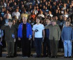 CUBA-LA HABANA-PRESIDE RAÚL MARCHA DE LAS ANTORCHAS EN LA CAPITAL CUBANA