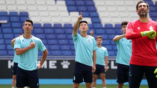 RCD Espanyol holds training session at RCDE Stadium in Barcelona