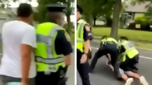 NY Cop Purposefully Bumps Into Protester, Triggers Violent Arrest