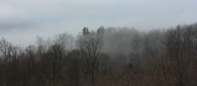 blue ridge mountains in springtime