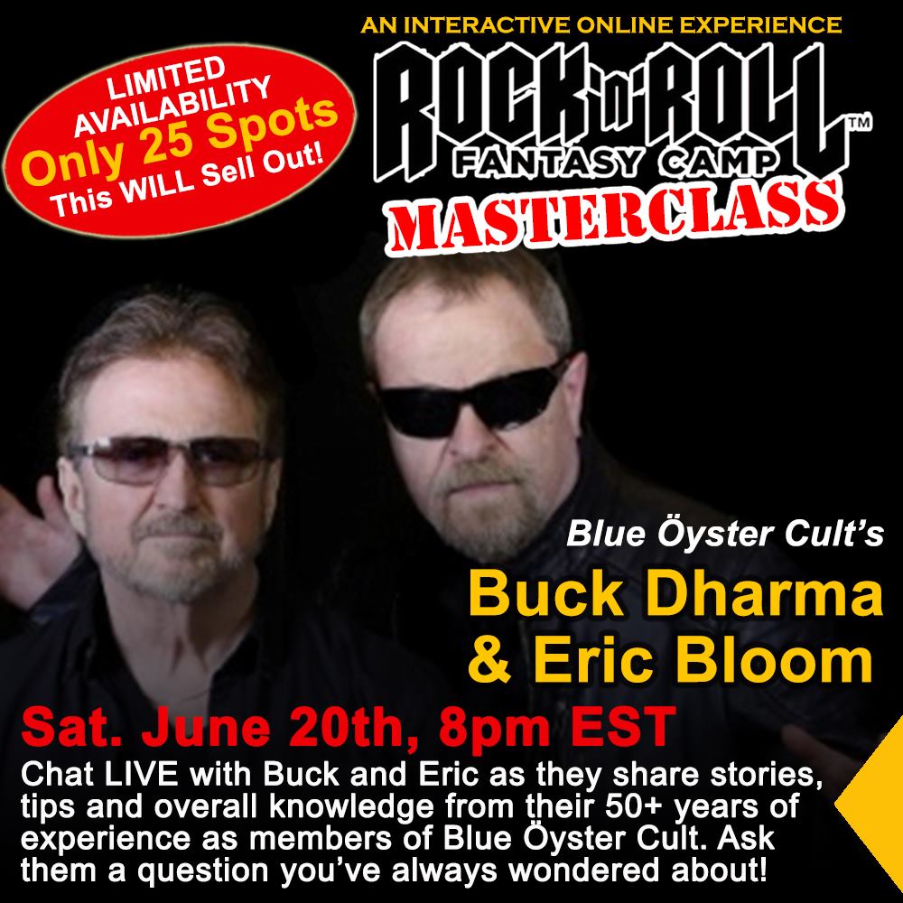 Blue Oyster Cult teach class at Rock and Roll Fantasy Camp