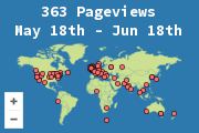 Locations of visitors to this page