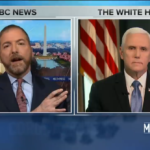 Chuck Todd interviewing Mike Pence on Meet the Press