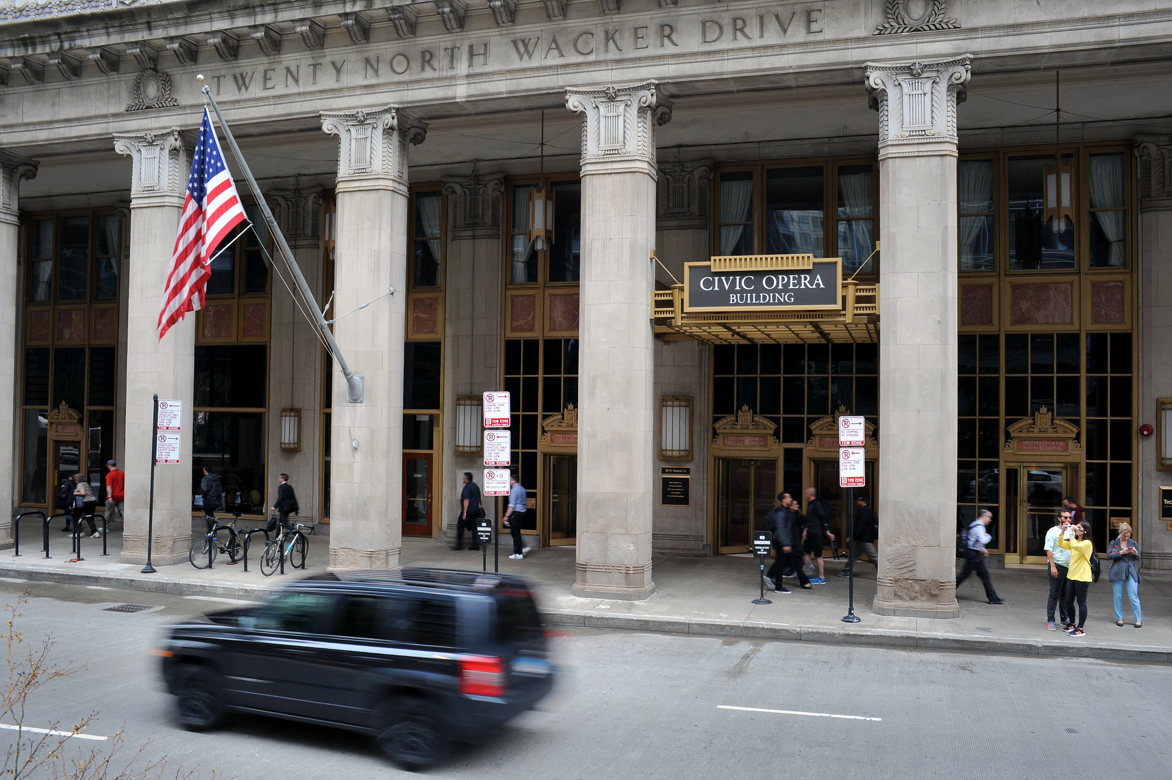 The Lyric Opera House is located at 20 N. Wacker Drive in Chicago.