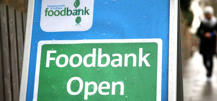 PIcture of a foodbank sign