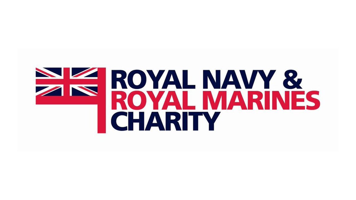 Showing the logo of the Royal Navy & Royal Marines Charity.