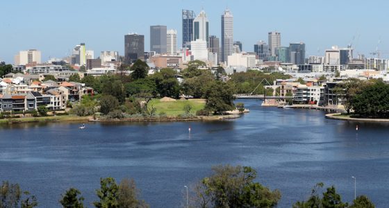 The Swan River in Perth (Image: AAP Image/Richard Wainwright)