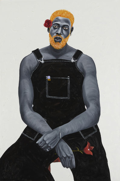 Otis Kwame Kye Quaicoe, ‘Redrose and Yellow Beard’, 2019