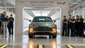 The first Aston Martin DBX has rolled off the production line