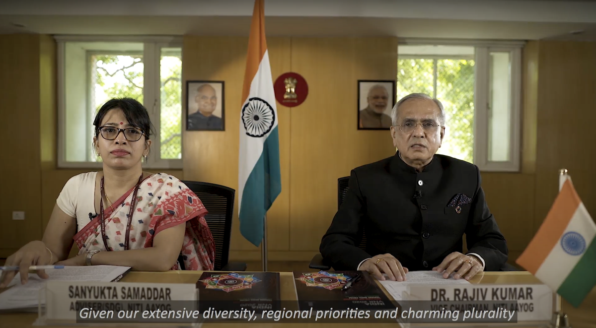 Given our extensive diversity, regional priorities, and charming plurality we have had to localise the #SDGs. One size simply does not fit all the people: @NITIAayog Vice-Chairman @RajivKumar1 presents #IndiaVNR2020 at the @UN High-Level Political Forum 