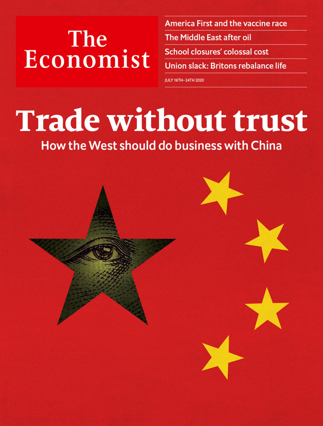 The Economist cover image for the July 18th 2020 edition