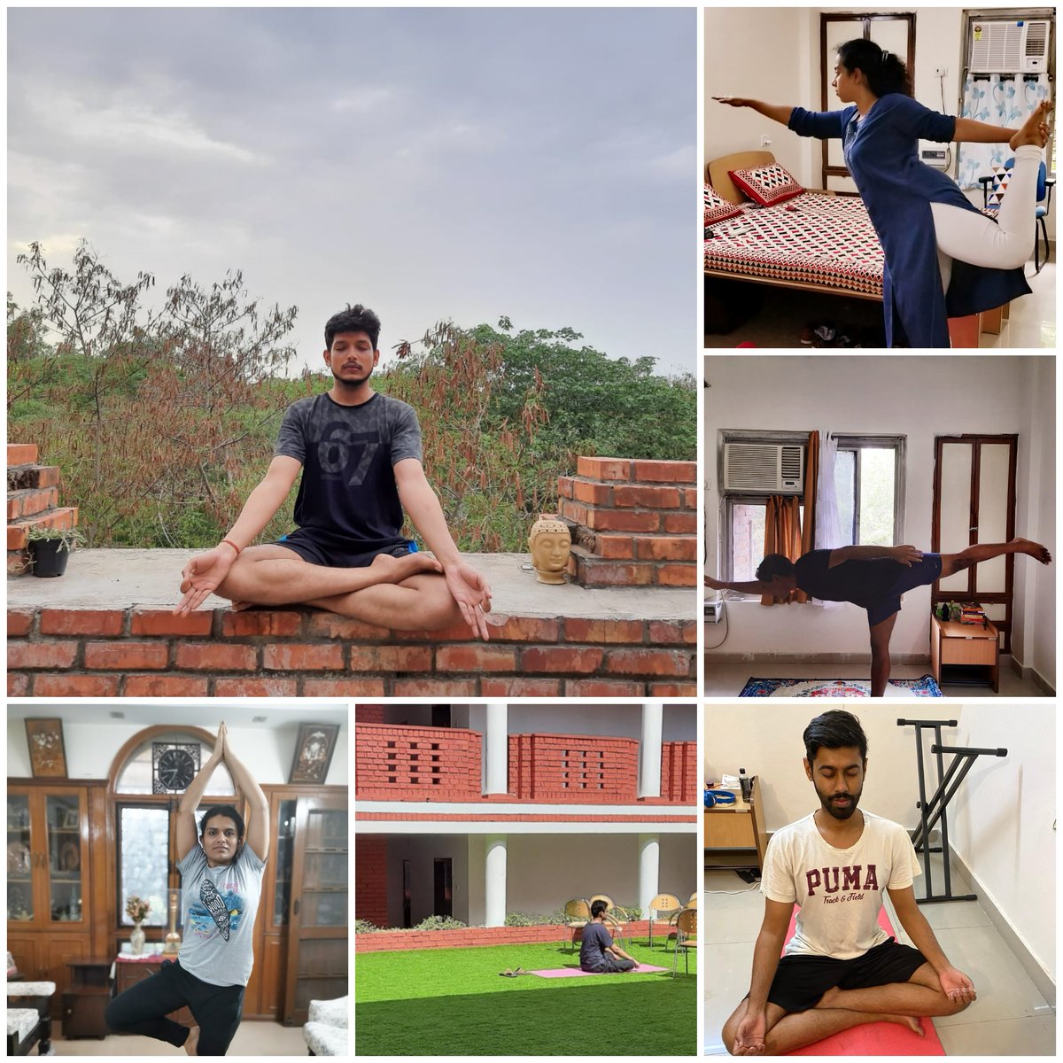 IIS officers trainees of 2018-19 perfroming #YogaATHome