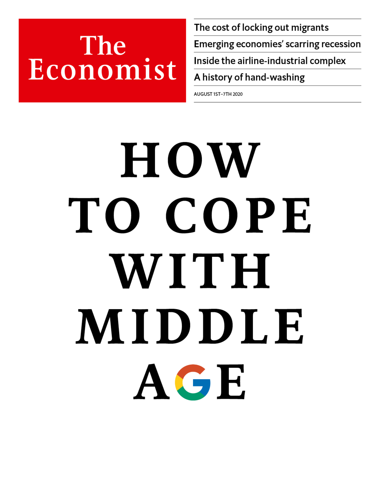 The Economist cover image for the August 1st 2020 edition