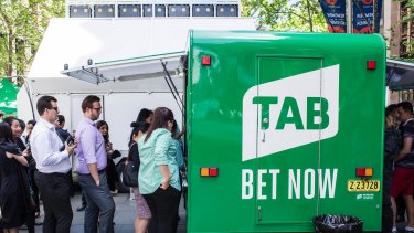 Tabcorp has written down the value of its wagering business by a third. 