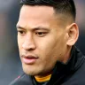 Taking a stand ... Israel Folau.