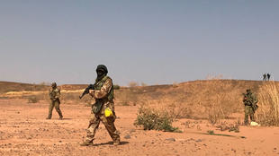 Nigerien commandos in Ouallam, Niger