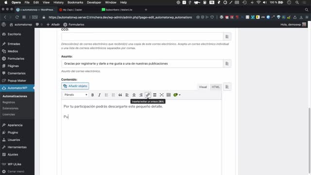 Flavia Bernárdez: Controla tu WordPress con AutomatorWP