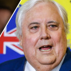 WA Premier Mark McGowan, QLD businessman and politician Clive Palmer. Pictures: AAP