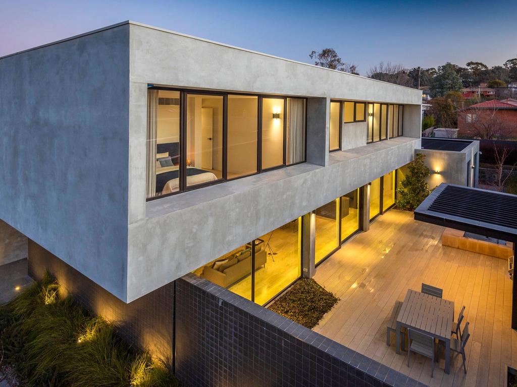 Award-winning Narrabundah concrete display home beckons its first resident
