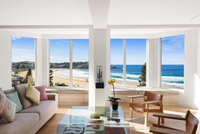 Inside the designer Bondi apartment boasting 18 metres of ocean-front vistas