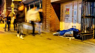 It has proven increasingly difficult to find accommodation for single adults, meaning they often ended up sleeping rough at night