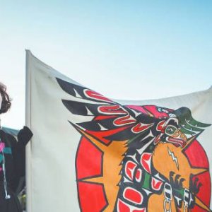 The fight continues: indigenous groups and their allies blockade government buildings in Victoria, Canada to protest a natural gas pipeline through Wet'suwet'en territory. Zuma Press inc/Alamy