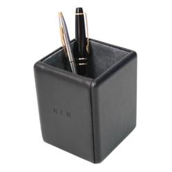 Personalized Fine Leather Pen/Pencil Holder