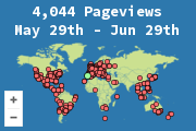 Locations of visitors to this page