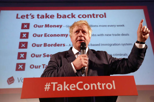 Boris Johnson urges Brits to vote Brexit to "take back control ...