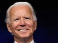 Close up of Joe Biden smiling